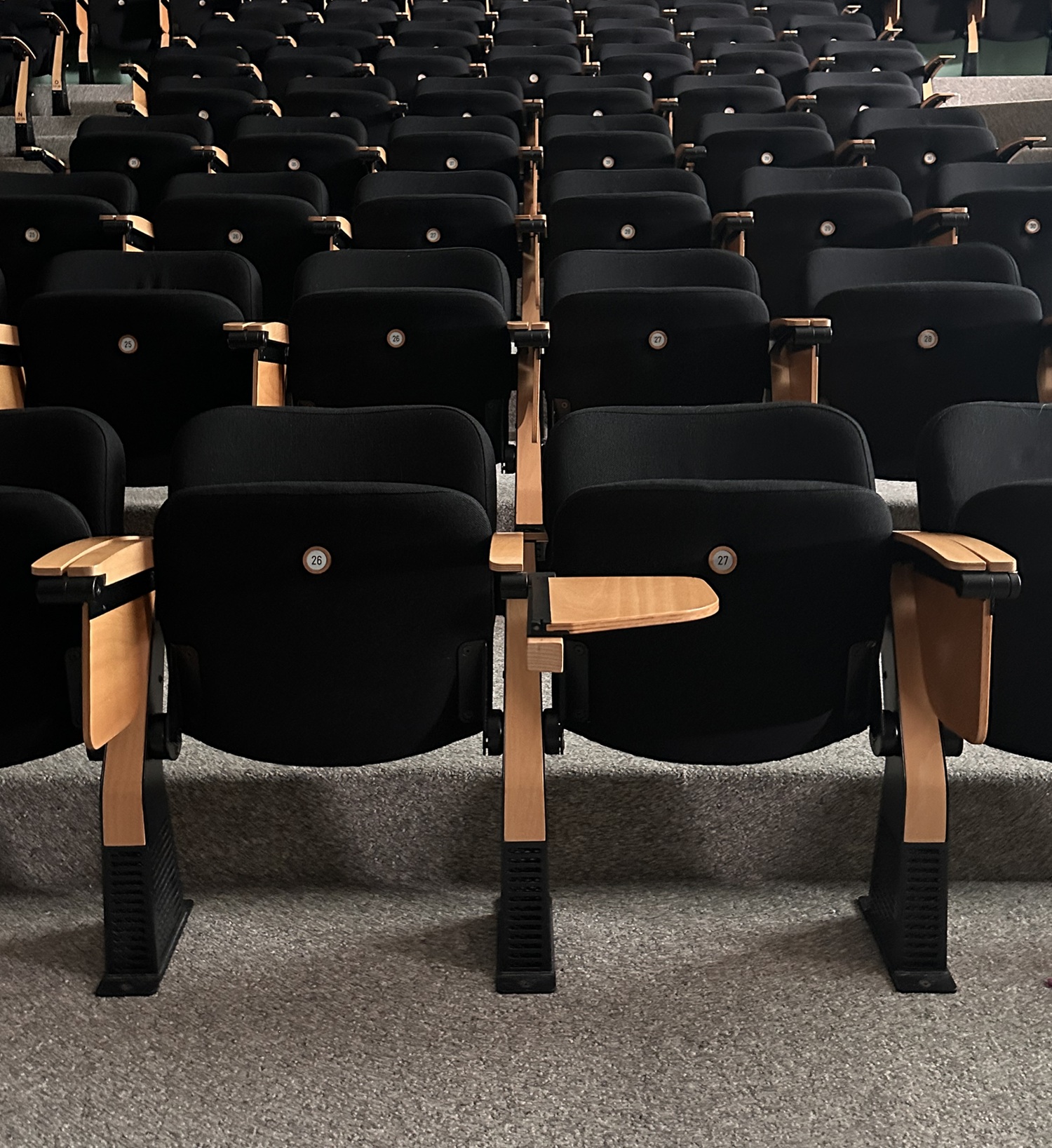 Stoelfoto van de Willem Burger Zaal